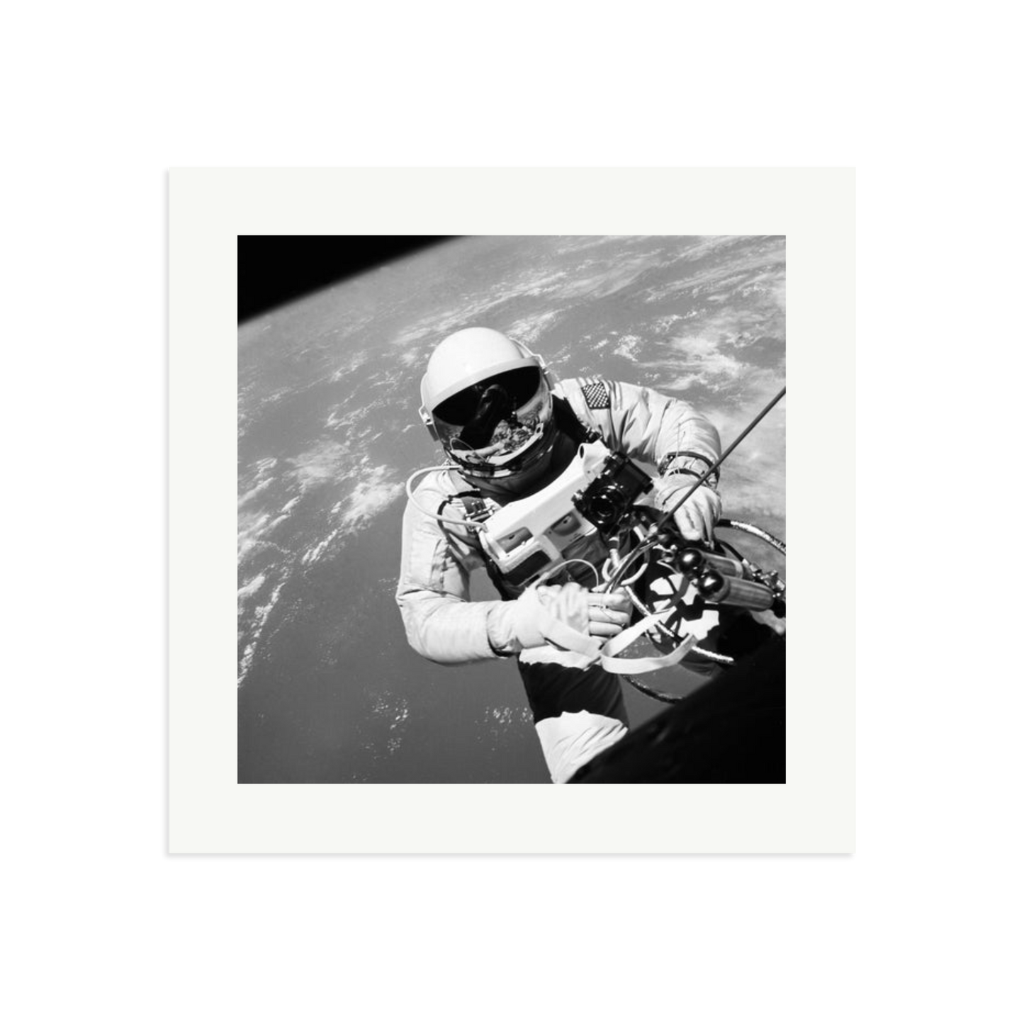 Gemini IV Spacewalk Framed Print Print Only Large