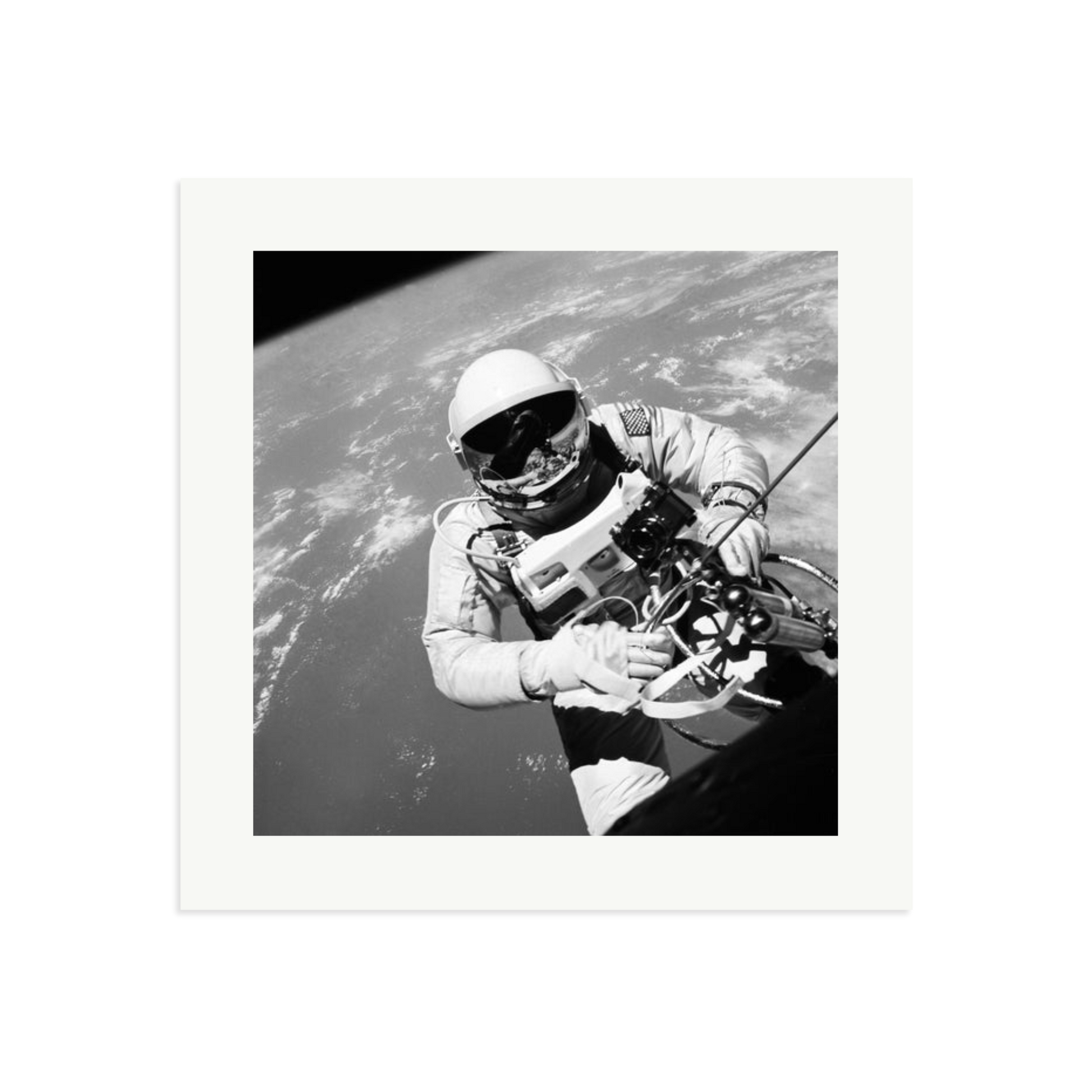 Gemini IV Spacewalk Framed Print Print Only Large