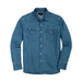 Rivay Ennis Selvedge Denim Western Shirt in Medium Wash - Medium Wash