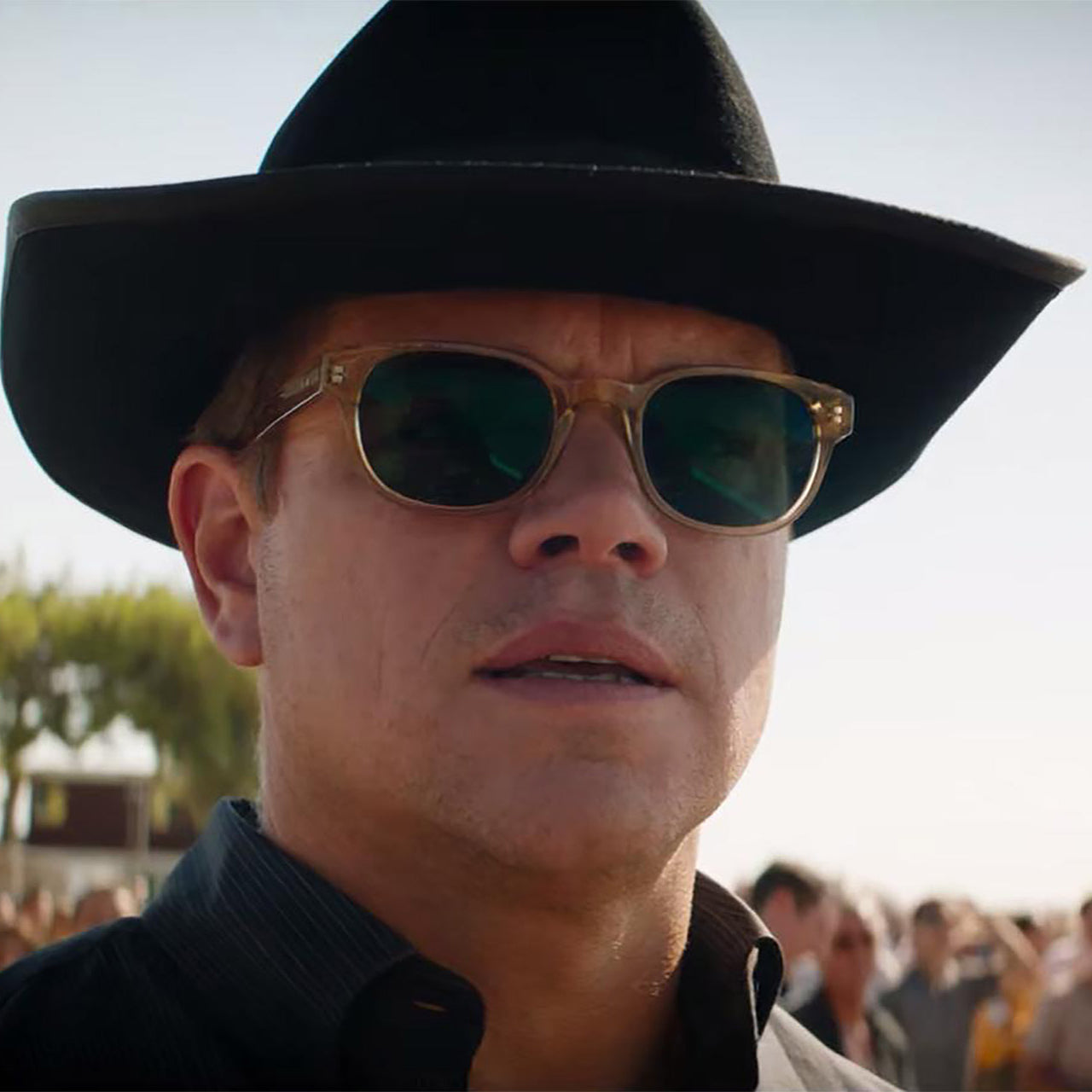 Glasses from Ford Vs Ferrari: Iconic Style Showdown