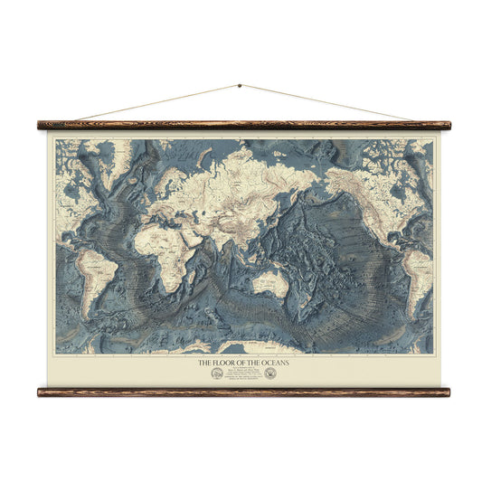 World Relief Map Print