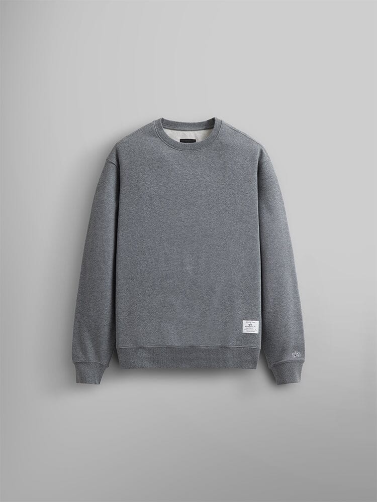 Alpha Industries ESSENTIAL CREWNECK MEDIUM CHARCOAL HEATHER