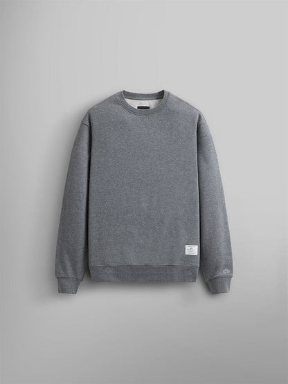 Alpha Industries ESSENTIAL CREWNECK MEDIUM CHARCOAL HEATHER