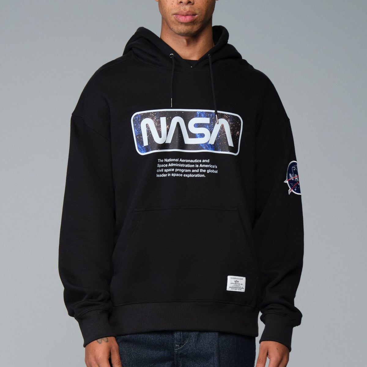 NASA GALAXY ESSENTIAL HOODIE SWEATSHIRT
