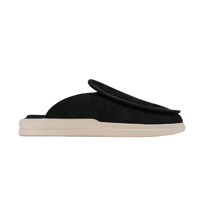 Lusso Cloud Esto Black Hairy Suede Shoe