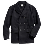 Billy Reid Black Bond Peacoat - Black