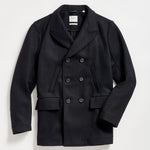 Billy Reid Black Bond Peacoat - Black
