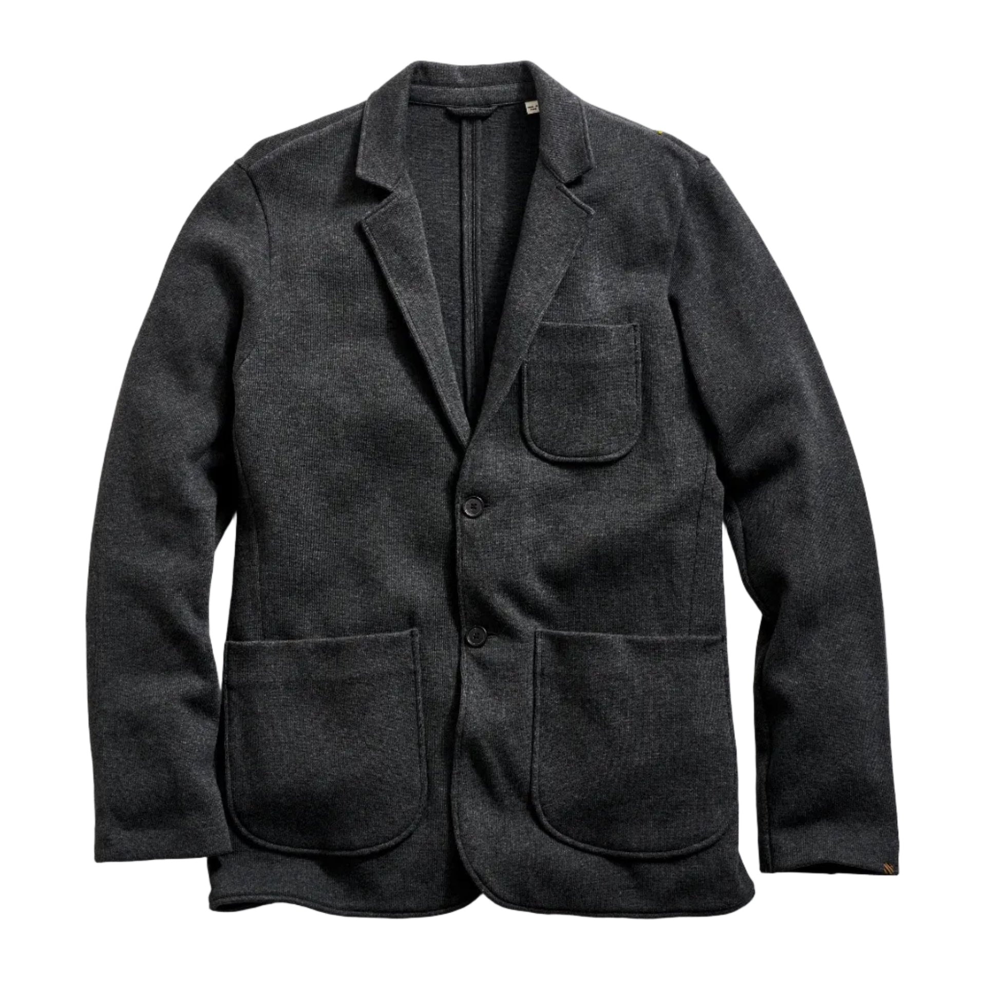 Billy Reid Heathered Knit Sport Coat Charcoal Heather