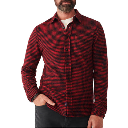 Faherty Gingham Legend Sweater Shirt