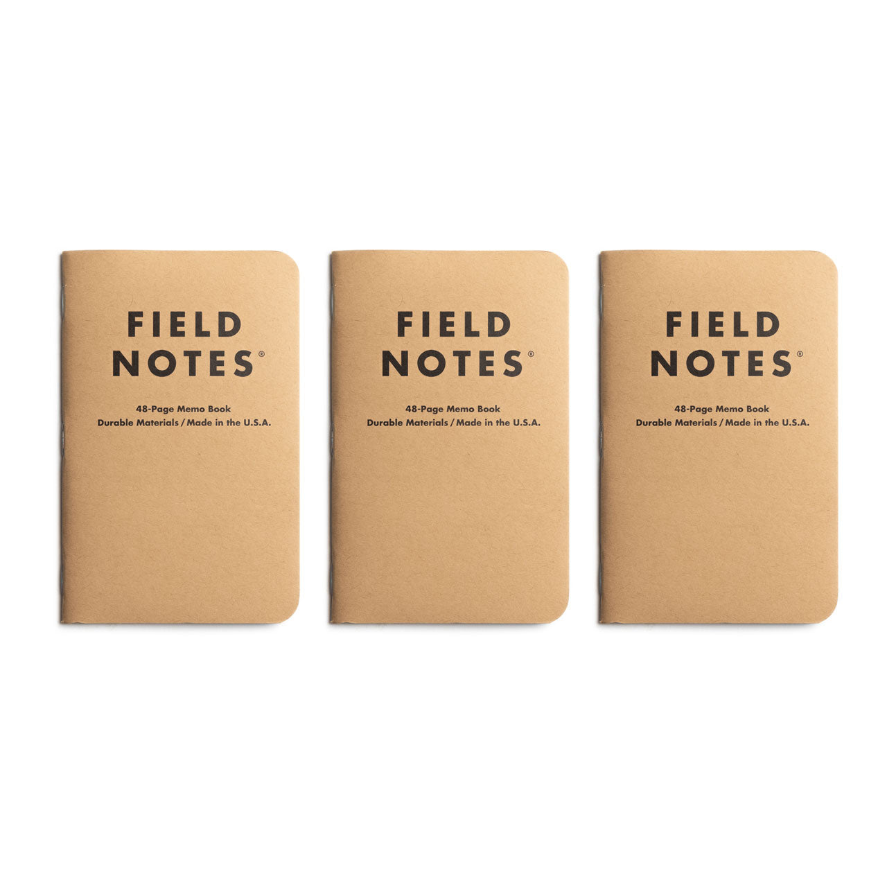 Field Notes Original Kraft Memo Notebooks