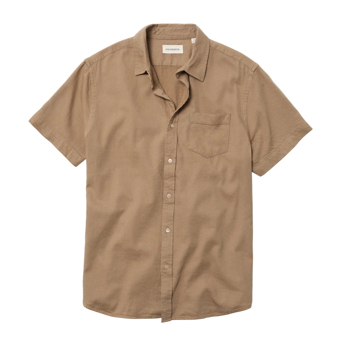 Aviator Twill Shirt Short Sleeve Flagstone