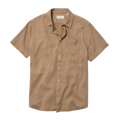 Aviator Twill Shirt Short Sleeve Flagstone