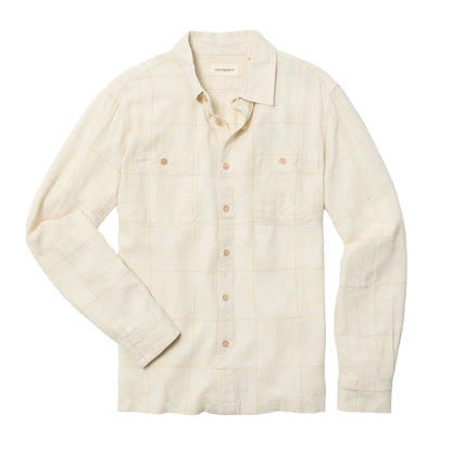 Draftsman Shirt Ivory Windowpane