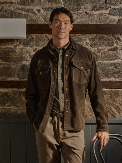 Suede CPO Overshirt