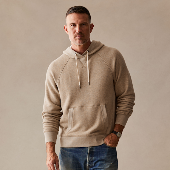 Line of Trade Hooded Sweatshirt Vintage Loopback