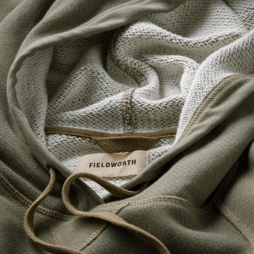 Line of Trade Hooded Sweatshirt Vintage Loopback