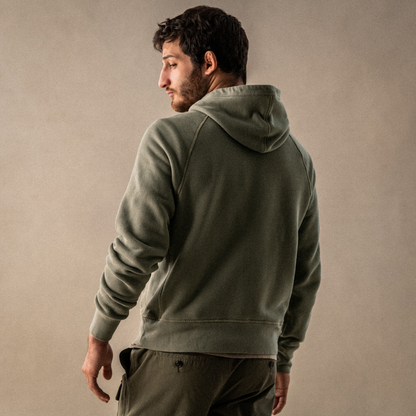 Line of Trade Hooded Sweatshirt Vintage Loopback