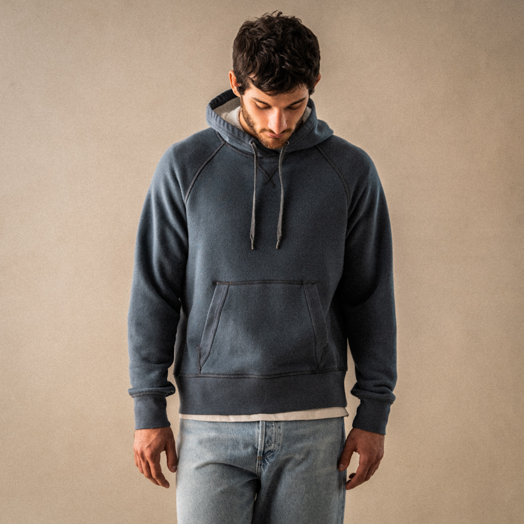 Line of Trade Hooded Sweatshirt Vintage Loopback