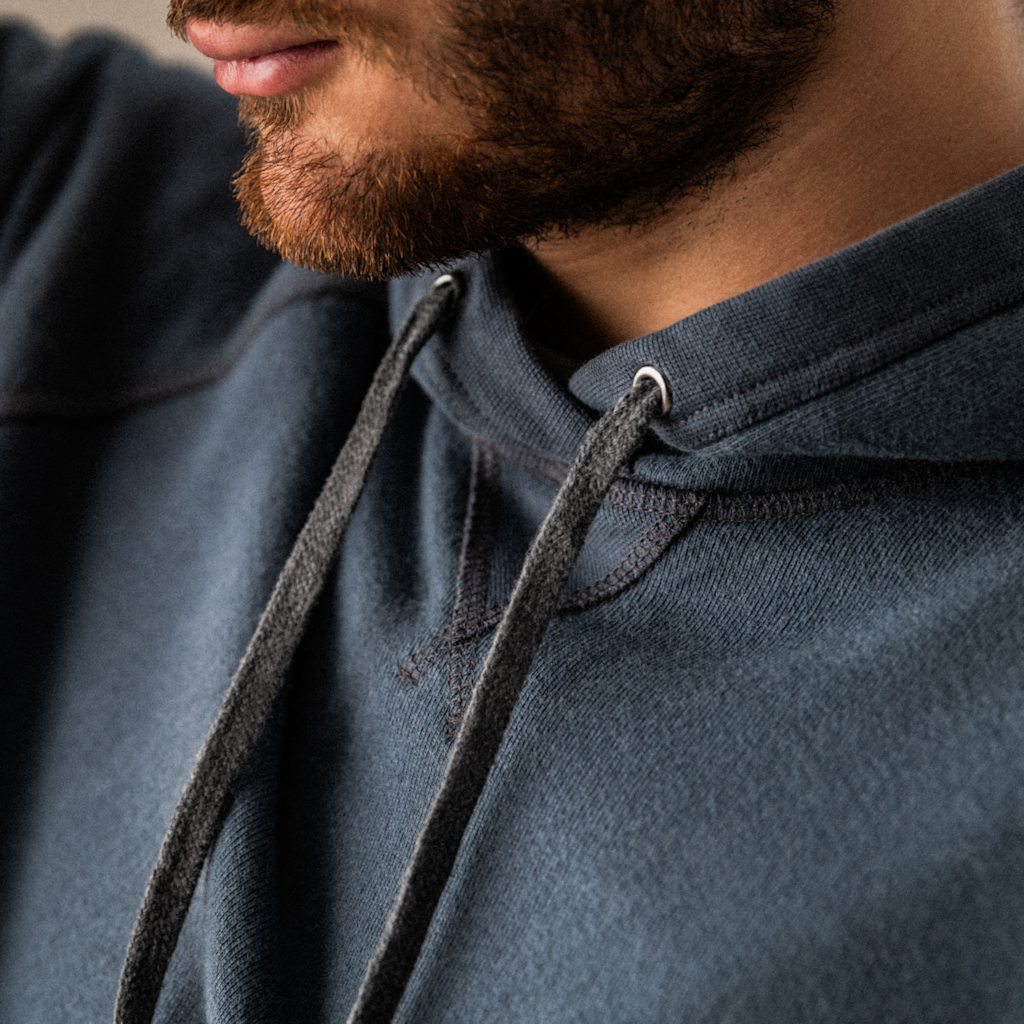 Line of Trade Hooded Sweatshirt Vintage Loopback