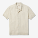 Line of Trade Jacquard Button Front Polo - Ivory