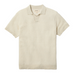 Fieldworth Jacquard Johnny Collar Polo - Ivory