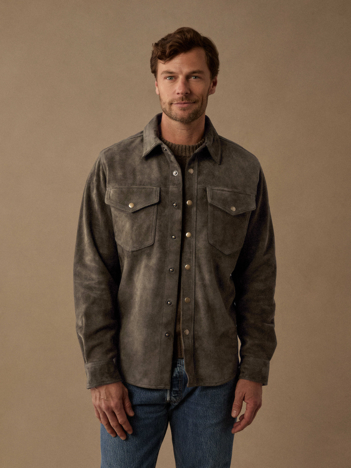Suede CPO Overshirt
