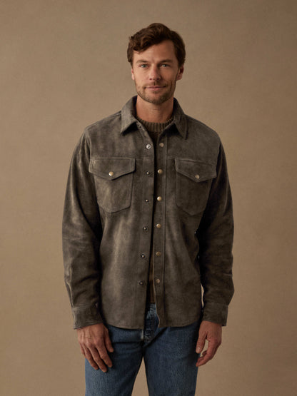 Suede CPO Overshirt