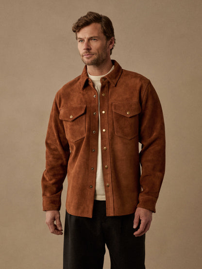 Suede CPO Overshirt