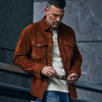 Suede CPO Overshirt