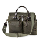 Filson 24 Hour Tin Cloth Briefcase - Otter Green