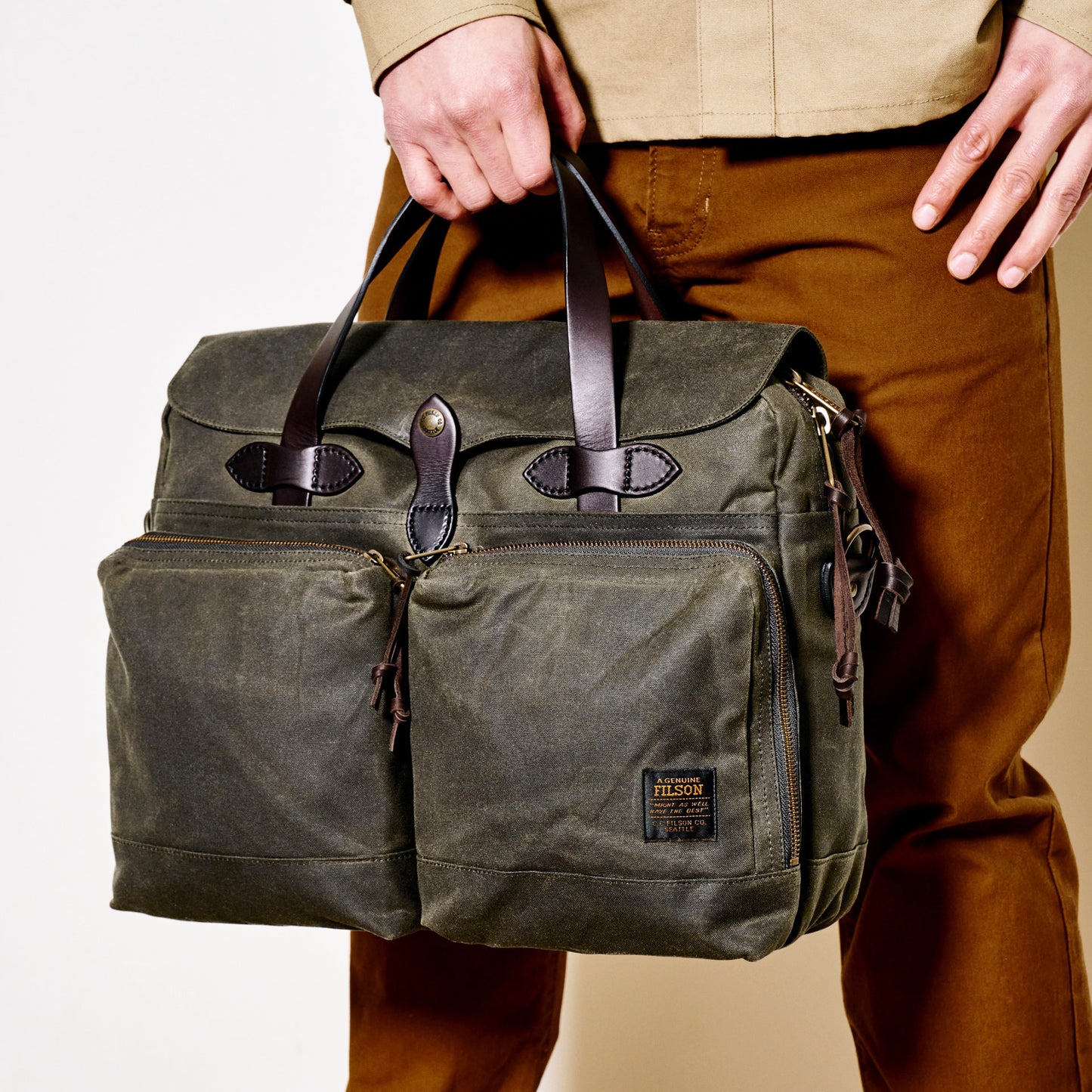 Filson 24 Hour Tin Cloth Briefcase