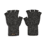 Filson Fingerless Knit Gloves - Charcoal