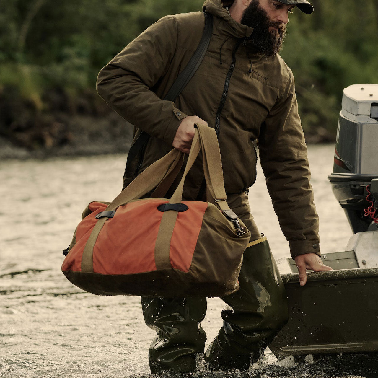 Filson Tin Cloth Duffle Bag