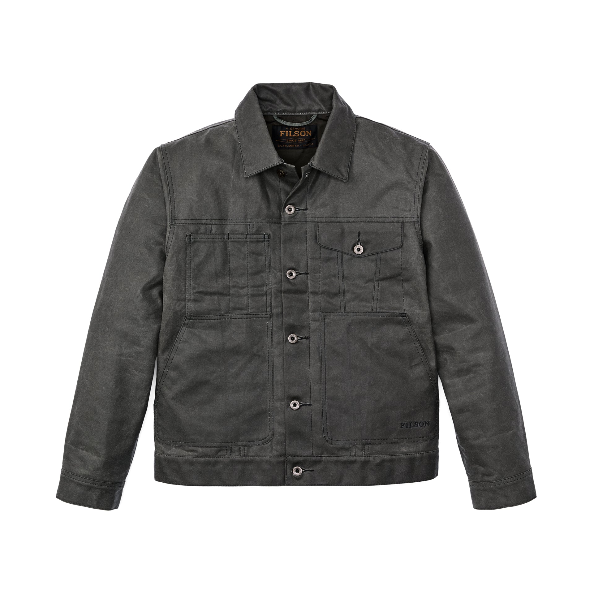 ジャケット・アウター FILSON SHORTCRUISER Filson Men's Tin Cloth Short Lined Cruiser Jacket – Old Souls NY