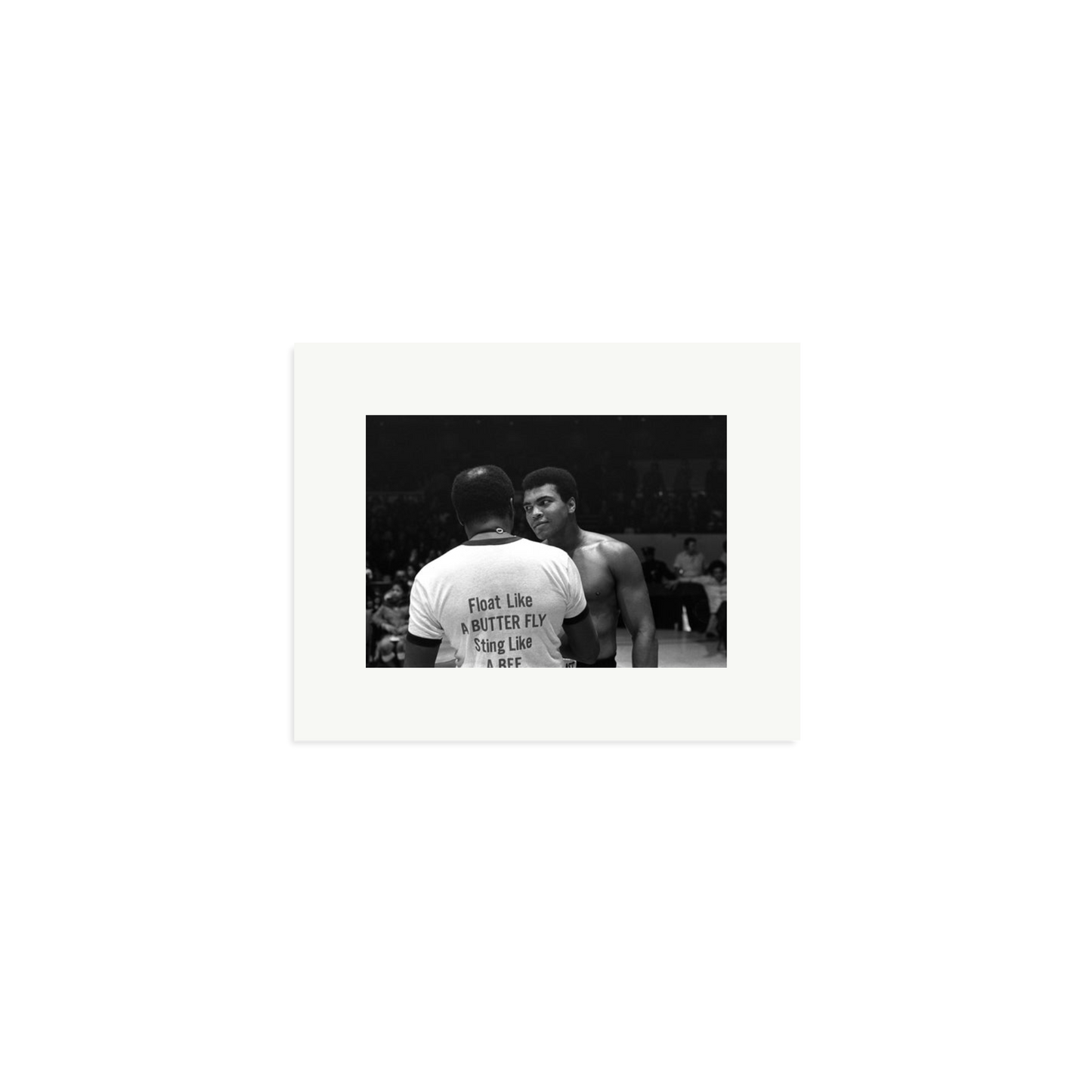 Muhammad Ali Float Like A Butterfly Framed Print Print Only Small