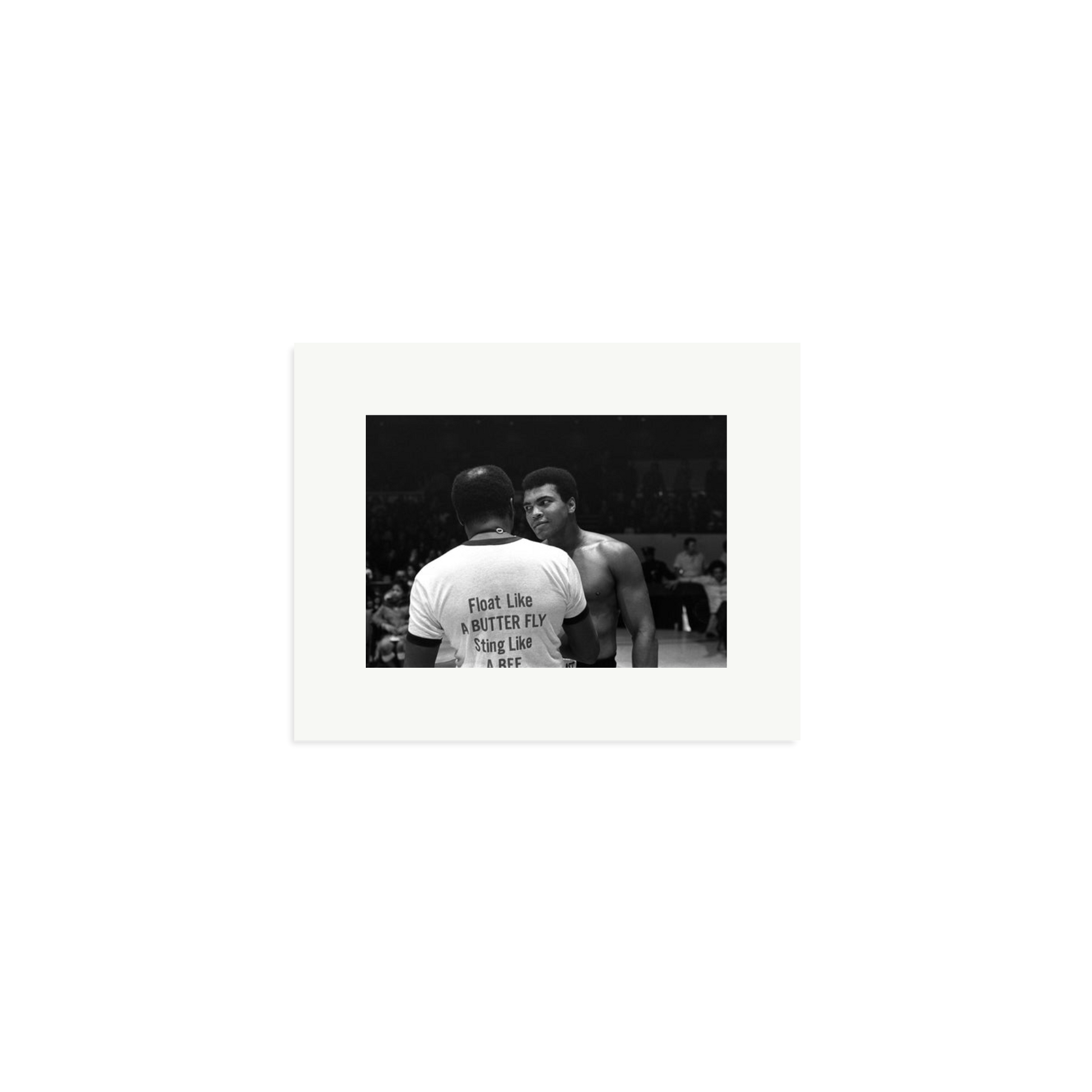 Muhammad Ali Float Like A Butterfly Framed Print Print Only Small