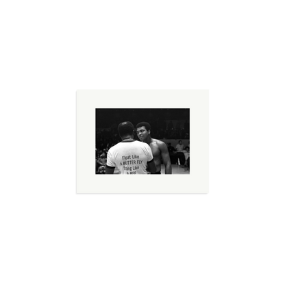 Muhammad Ali Float Like A Butterfly Framed Print Print Only Small