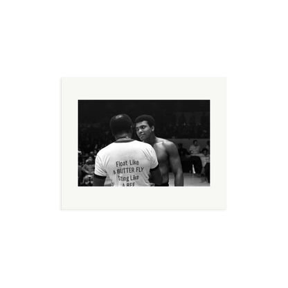 Muhammad Ali Float Like A Butterfly Framed Print Print Only Medium