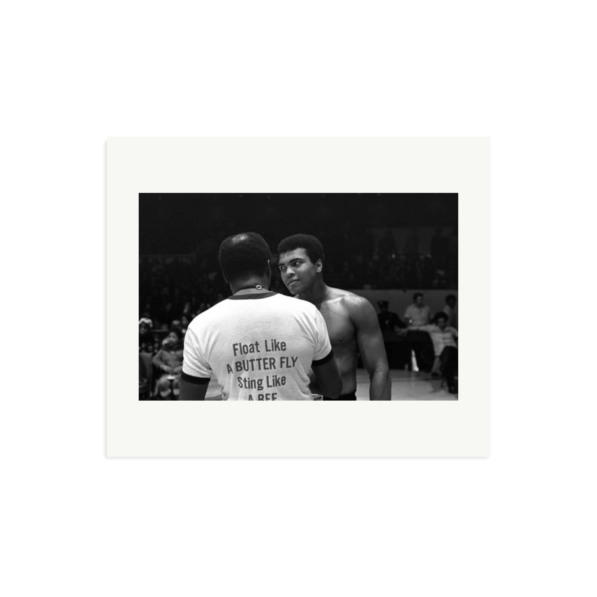 Muhammad Ali Float Like A Butterfly Framed Print Print Only Large