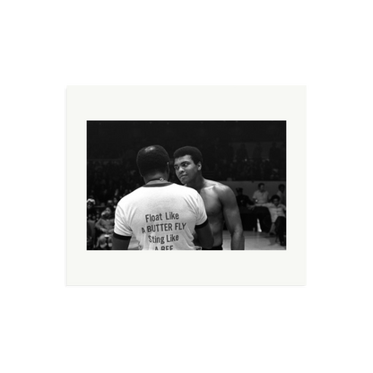 Muhammad Ali Float Like A Butterfly Framed Print Print Only Large