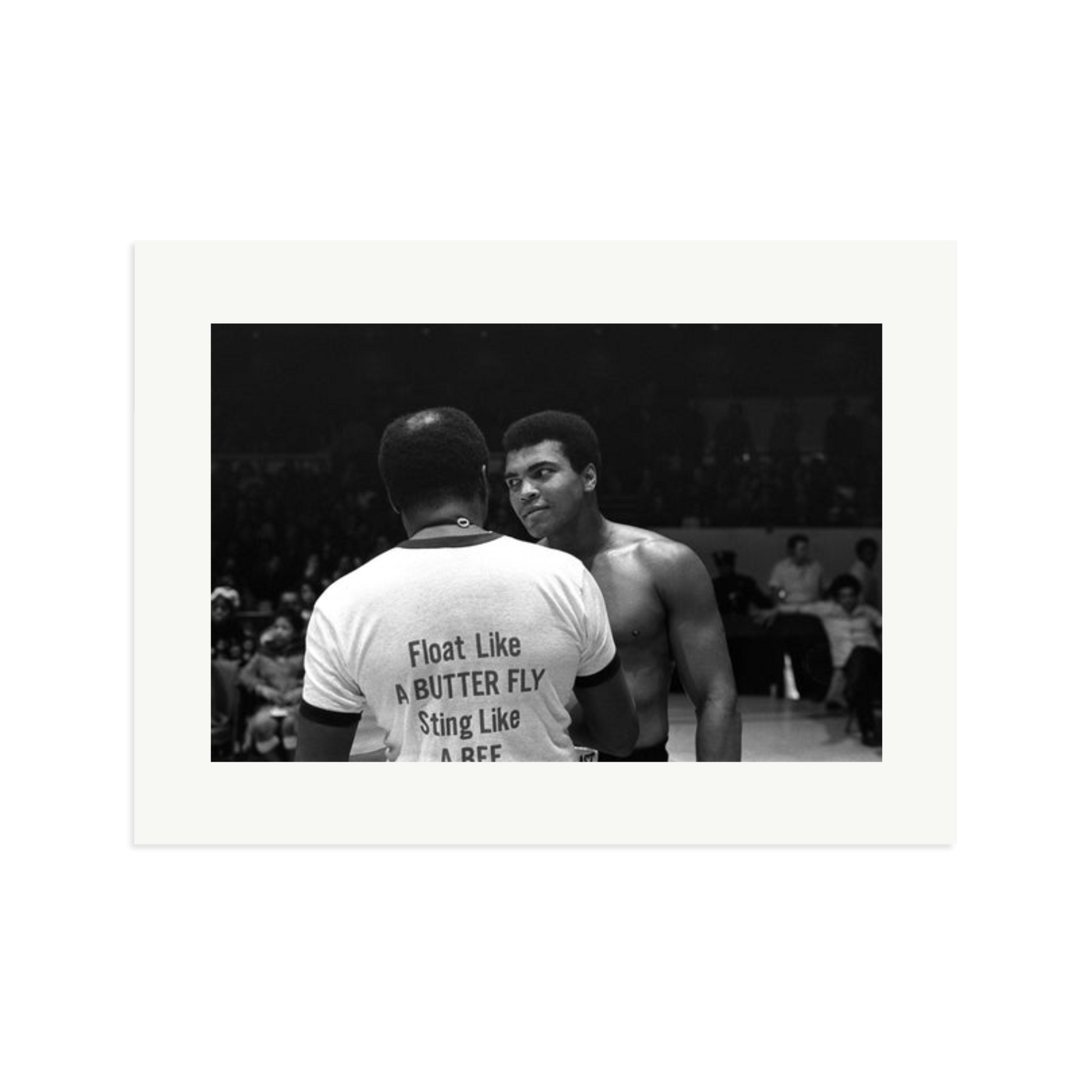 Muhammad Ali Float Like A Butterfly Framed Print Print Only XL