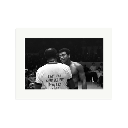 Muhammad Ali Float Like A Butterfly Framed Print Print Only XL