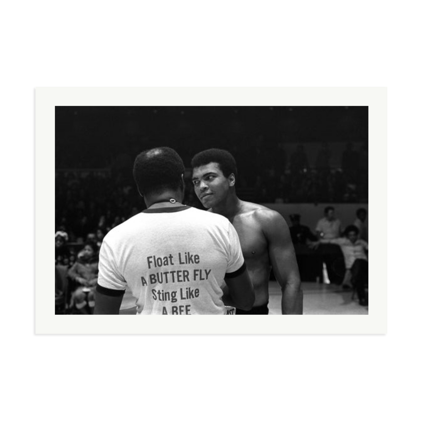 Muhammad Ali Float Like A Butterfly Framed Print Print Only XXL