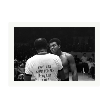 Muhammad Ali Float Like A Butterfly Framed Print Print Only XXL