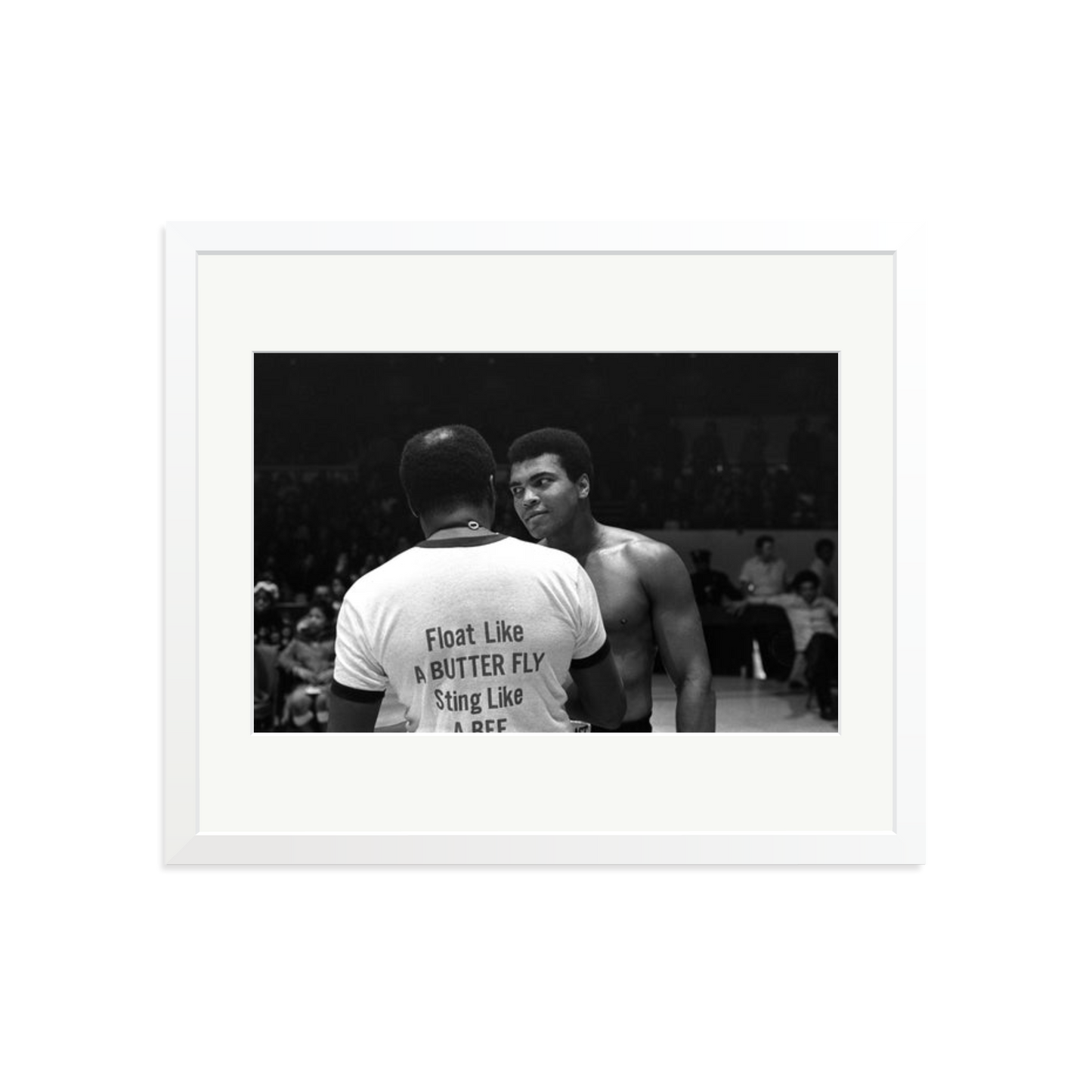 Muhammad Ali Float Like A Butterfly Framed Print