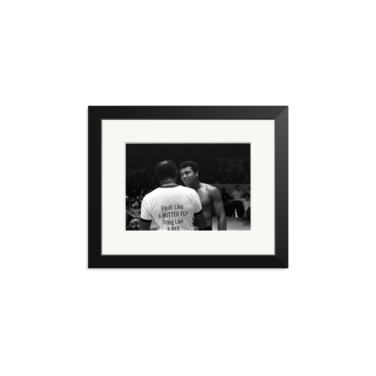 Muhammad Ali Float Like A Butterfly Framed Print