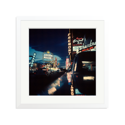 Fremont Street, Las Vegas, 1961 Framed Print