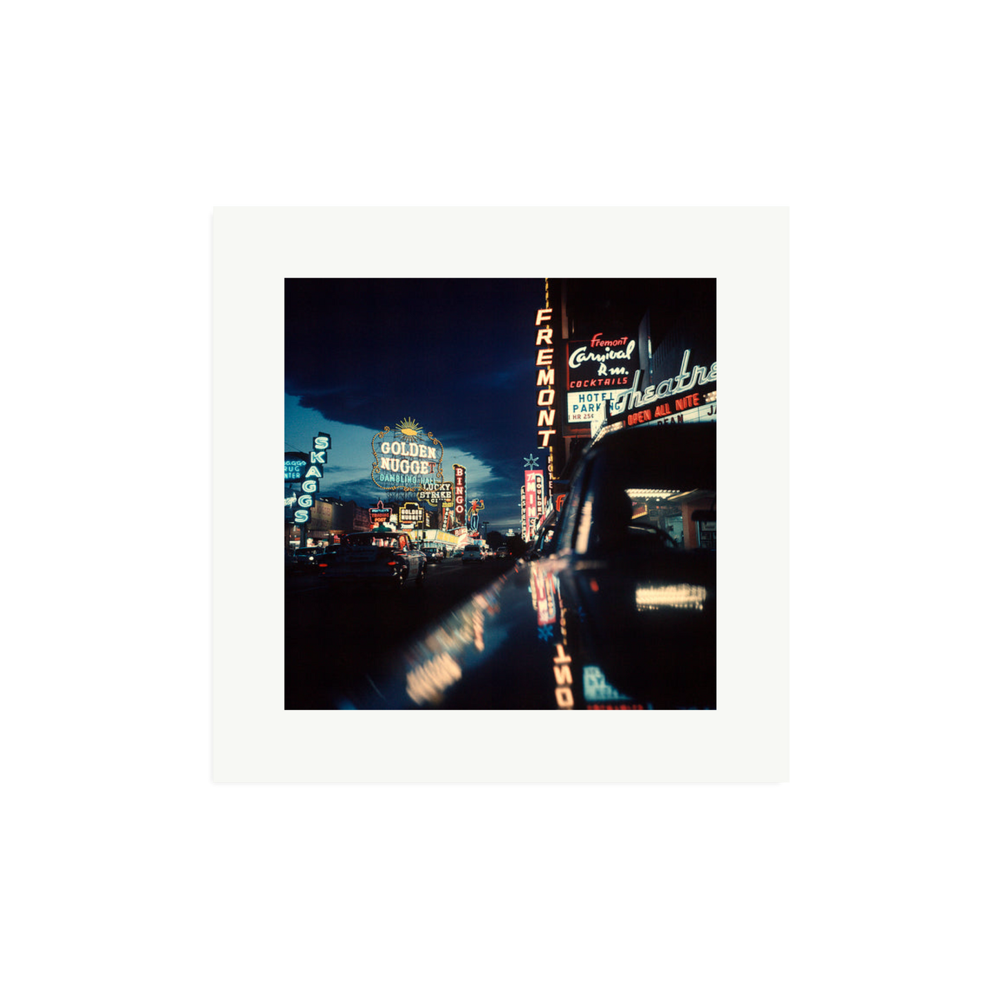 Fremont Street, Las Vegas, 1961 Framed Print Print Only Medium