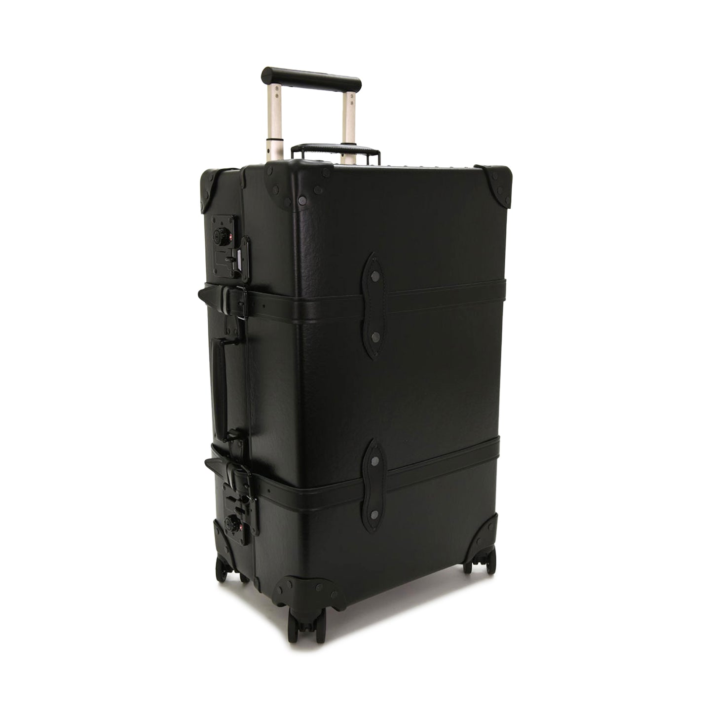 Globe-Trotter Black on Black Check-In-Trolley