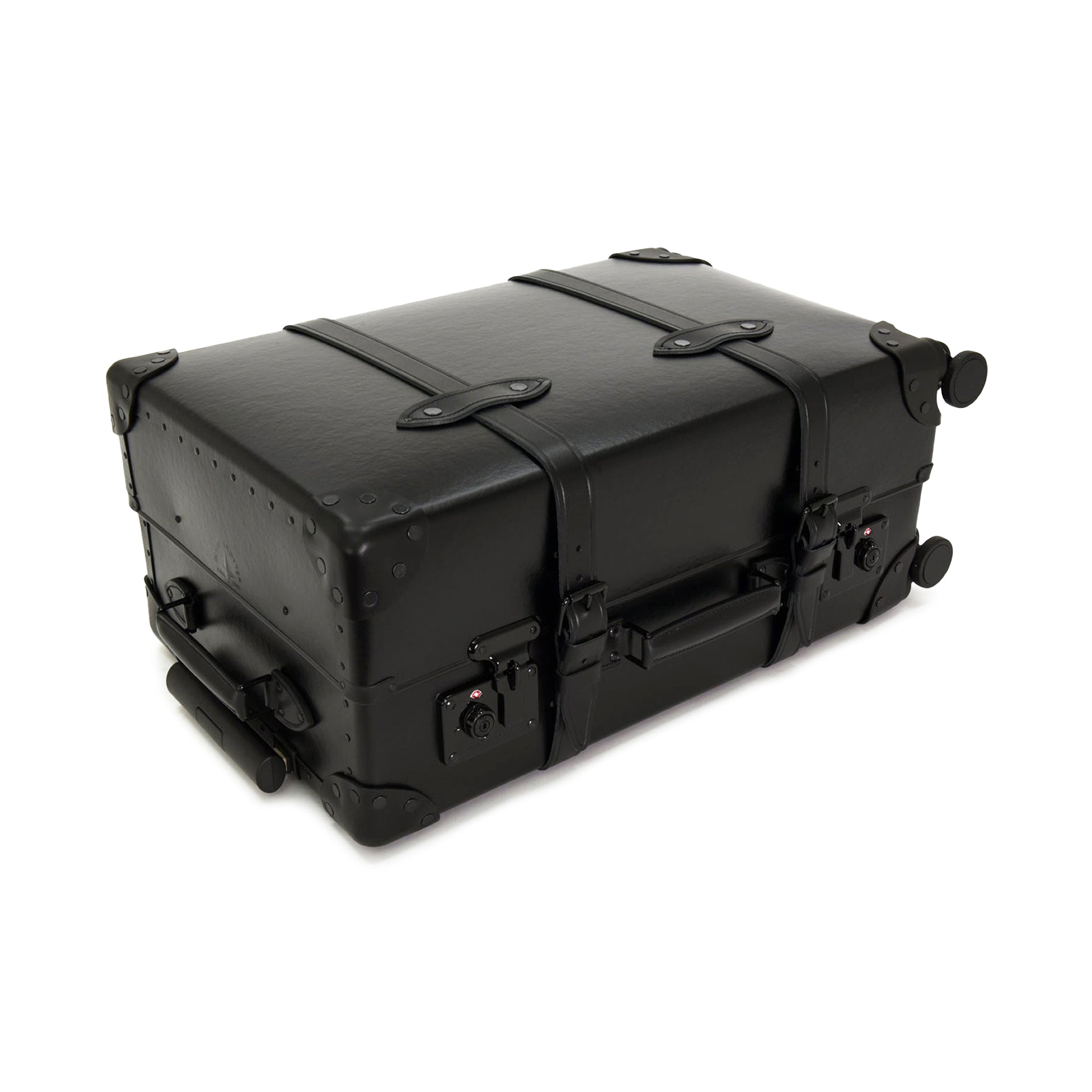 Globe-Trotter Black on Black Check-In Trolley Case | Uncrate Supply